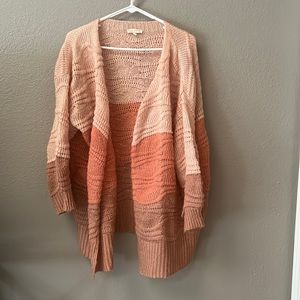 Promesa two toned oversize cardigan